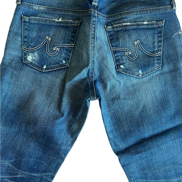 AG Adriano Goldschmied Women's Blue Denim Cigarette Jeans. Size 28R -Gently Used - Picture 9 of 13